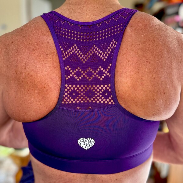 Tulum Crossed Sports Bra - Red