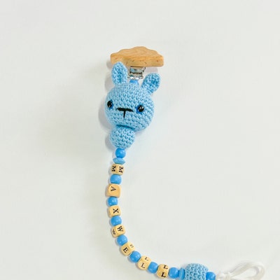 PATTERN: Bunny Rattle and Pacifier Clip Bundle, Easy to Follow Crochet ...