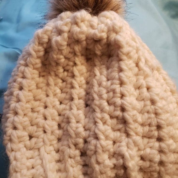 Crochet 30-minute Chunky Beanie Hat PDF Pattern PRINTABLE - Etsy