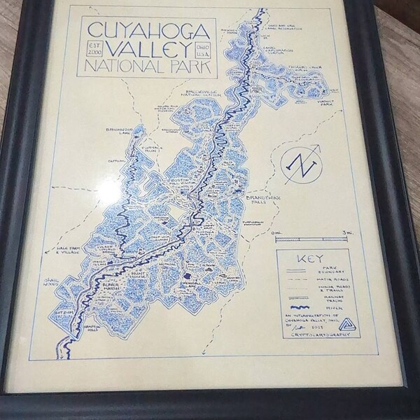 Cuyahoga Valley National Park Map - Iap 600x600.5619401574 M242p105 