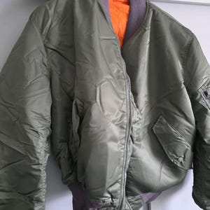 USAF MA-1 Green Vintage Flight Jacket by Greenbrier Mnfg New Made