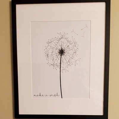 Dandelion PRINTABLE ART Dandelion Print Dandelion Wall Art Dandelion ...