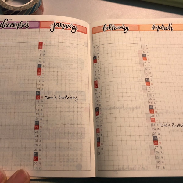 Hobonichi A6 Original, A6 English Planner, and A6 Day Free || Yearly ...