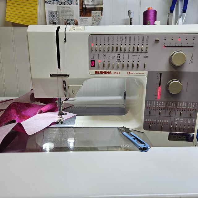 Bernina 1230 Sewing Machine: Pro-serviced With LED Upgrade