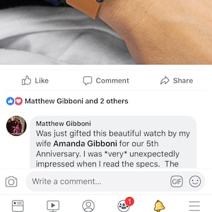 Amanda added a photo of their purchase