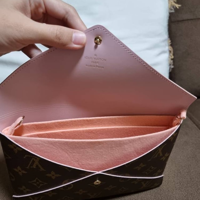 Fits for Pochette Kirigami Monogram Pouch Set 3 in 1 Golden Chain Messenger  Handbag Inner Bag Organizer - AliExpress