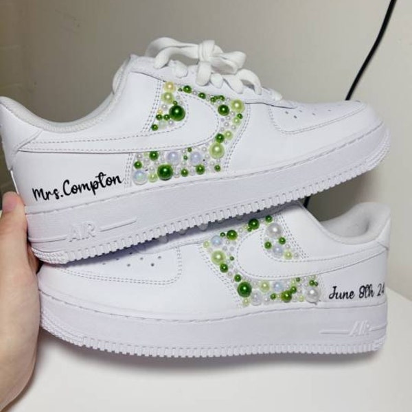 personalised wedding trainers nike