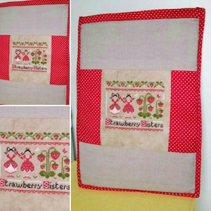 The Strawberry Sisters PDF Digital Cross Stitch Pattern - Etsy