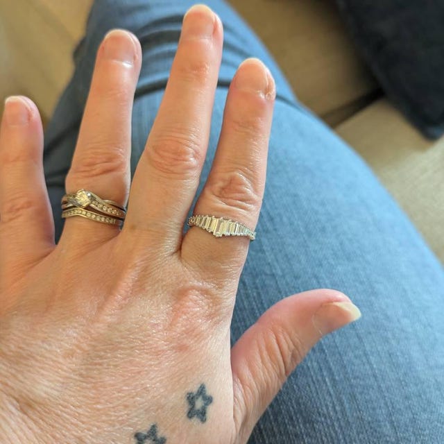 Art Deco Diamond Ring by Caitlyn Minimalist • Vintage Style