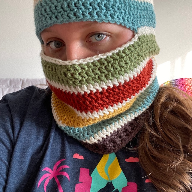 Classic Balaclava - 4 Sizes - PDF Crochet Pattern - Instant
