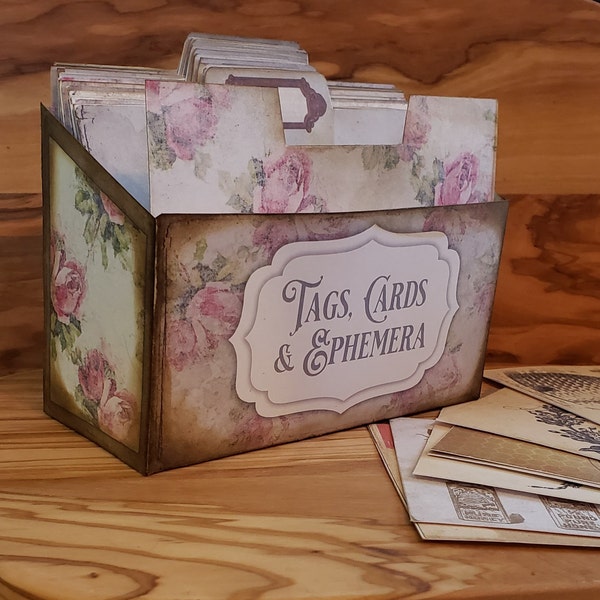Ephemera, Box, Shabby Chic, Junk Journal, Pastel, Storage, My Porch ...