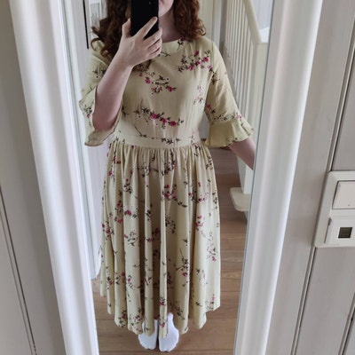 Women's Skirt Swing Long Skirt Maxi Polyester Green Skirts Fall & Winter Ruched main image 1