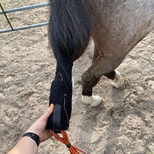 tail boot for horses