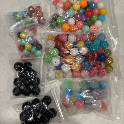 Christmas Red & Green Mix Color Silicone Beads DIY Lanyard, Assorted