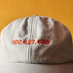 Personalised Vintage Cap Custom Embroidered Unisex Cotton Dad Hat With ...