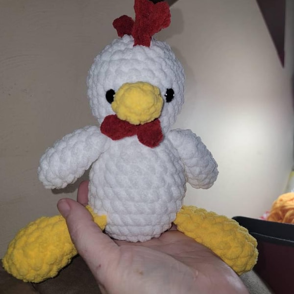 Coop the Chicken | Amigurumi Chicken Pattern, Low Sew, Crochet Pattern ...