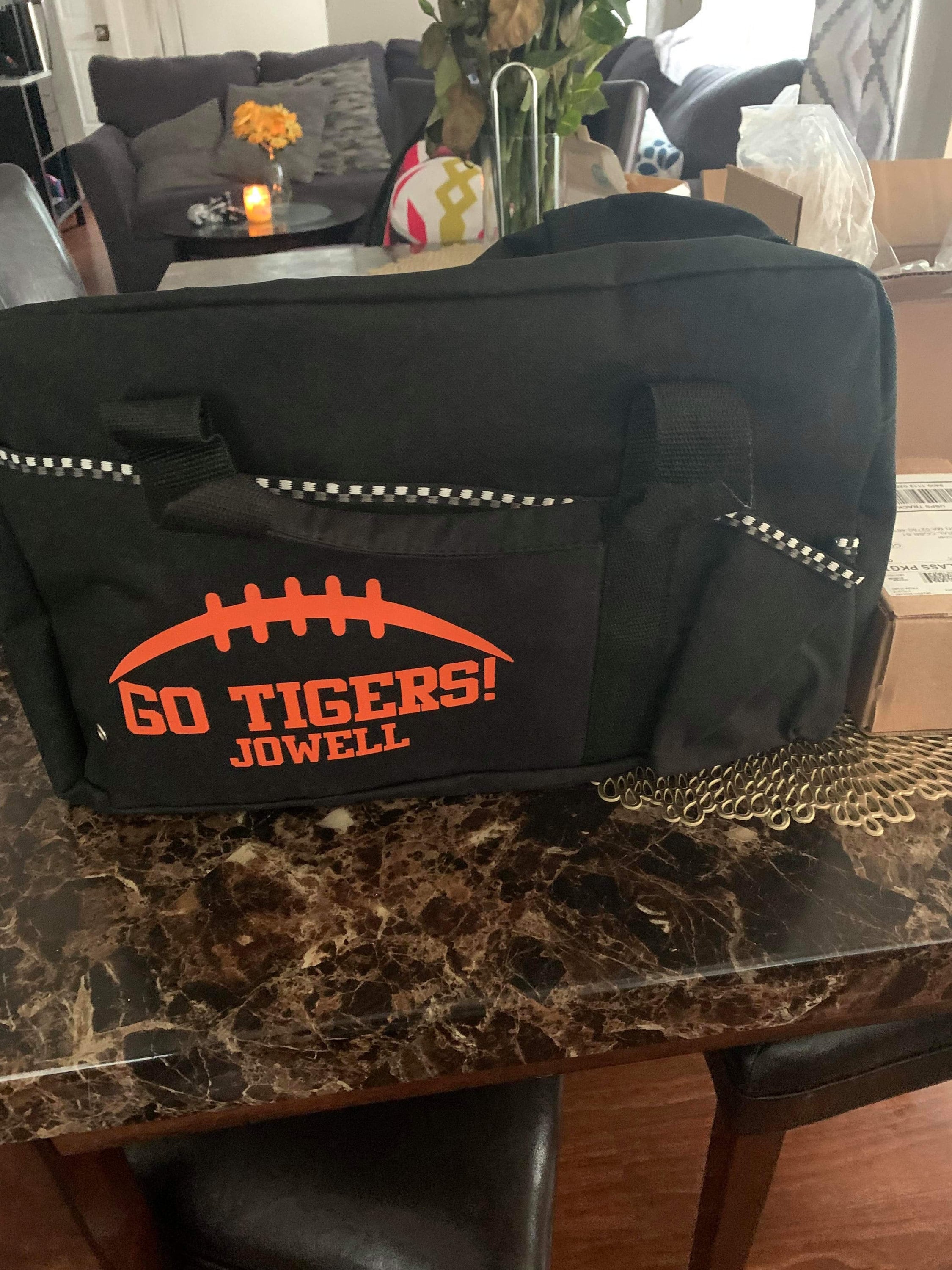 Personalized Football bag, kid duffel , Football Player Gift, Kid Duffle Bag,Love Football, Football player, Little League Bag, Practice Bag