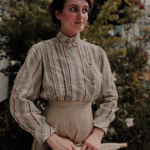 1900s Vintage Sewing Pattern 1908 Ladies' Shirt Waist Blouse 1900s Vintage Sewing Pattern 1908 Ladies' Shirt Waist Blouse
