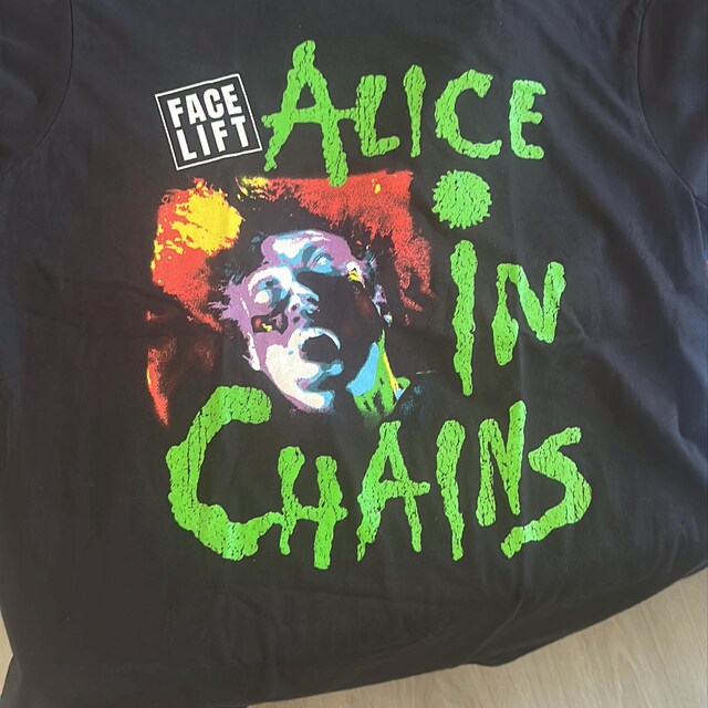 ALICE IN CHAINS FACELIFTツアーTシャツ XLサイズ Alice in Chains Facelift Tour 91 Black Adult T-shirt - Etsy