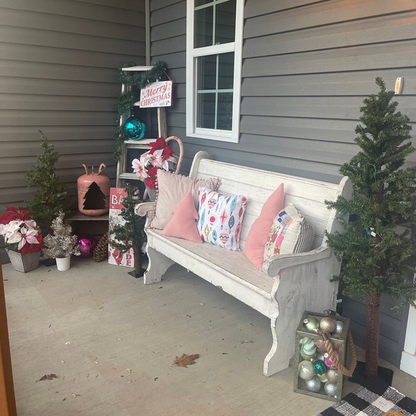 Christmas Tree Sled Pillow