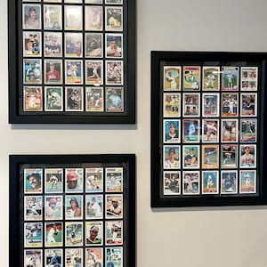 25 Trading Card Frame Card Display Frame Custom Card Frame Card Frame ...