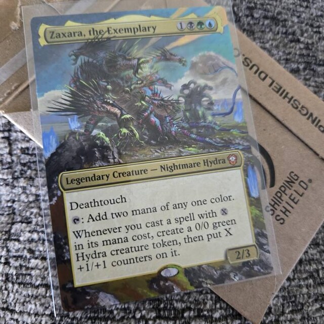 模範的ザクサラ 改変アート MTG 統率者 ハイドラ 接死 X 呪文 EDH