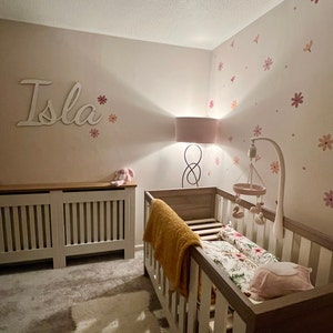 Daisy Flower and Dots Wall Decals for Kids Bedroom, Nursery, Playroom ...