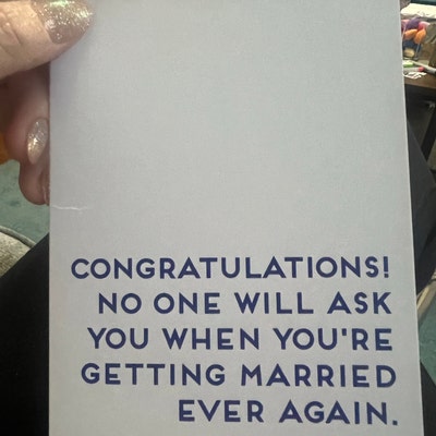 Funny Bridal Shower Card, Wedding Card Funny, Bridal Shower Gift Ideas ...