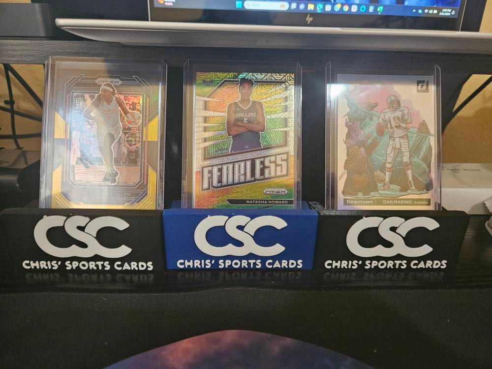 Custom Logo Trading Card Holder Personalized Display Stand Sports Cards for breakers and live stream sellers TCG 3D Printed