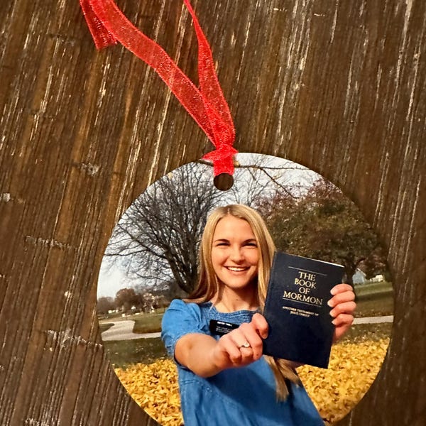 Christmas tree missionary ornaments