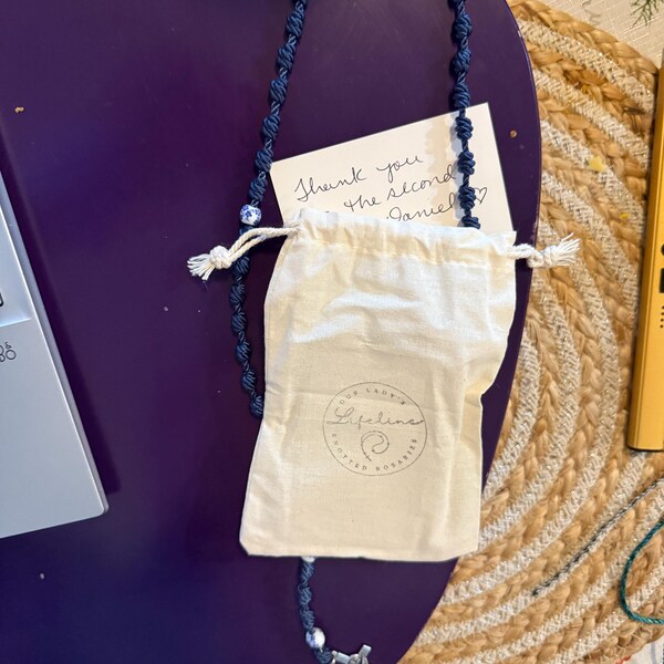 PREPARE Knotted Rosary | Rope Rosary |twine Rosary | Cord Rosary ...