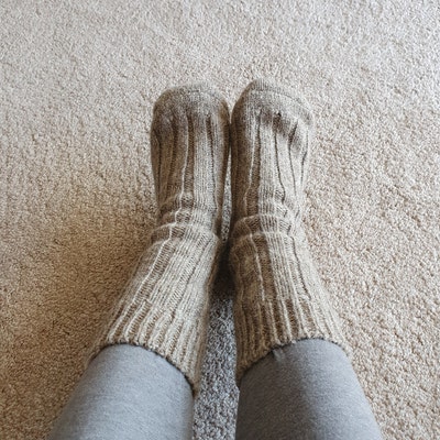 Merino Socks, 100% Merino Wool, Soft and Warm, Unisex Socks Very Thick ...