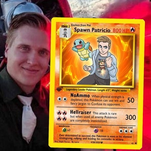 Buy People as Pokemon Cards! Online in India - Etsy