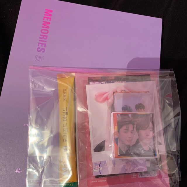 BTS Opened 2018 Memories DVD Package With Random 1 Original