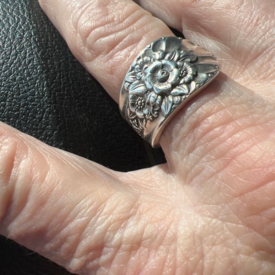 Spoon Ring the jubilee Spoon Ring 1953 Handmade From Authentic, Vintage ...