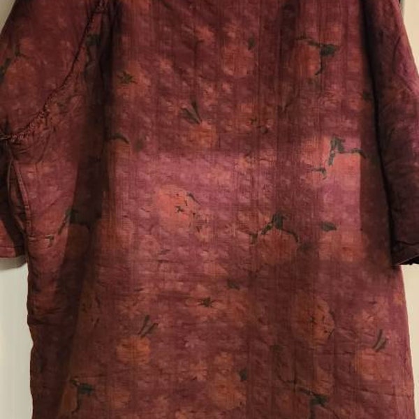 Modern linen cotton Robes 2019 Women Long Sleeve Loose Beige Autumn Dress