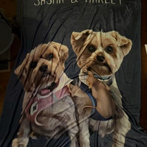 Custom Pet Blanket Using Pet Photo Name Custom Dog Blanket Personalized Dog Blankets Cat Picture Blanket Pet Photo Blanket Dog Dad Gift Etsy