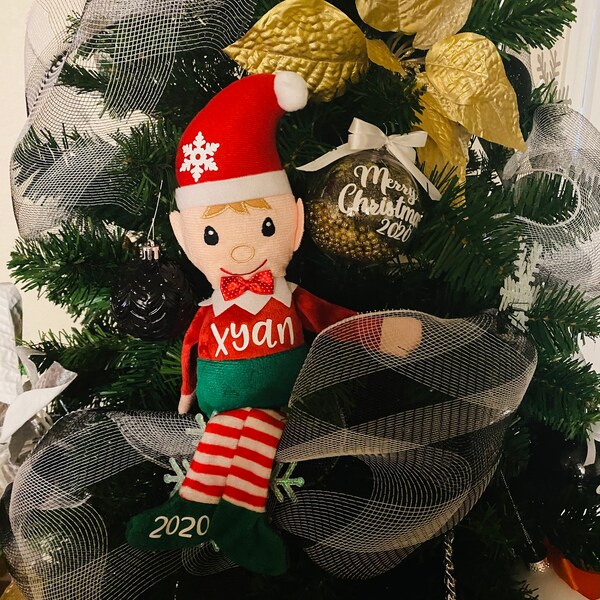 Personalized Elf-christmas Elf-custom Elf-plush Christmas Elf-elf ...