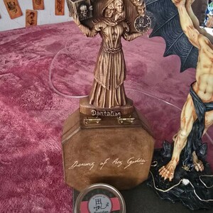 地獄の公爵ダンタリオン像：木製の悪魔崇拝の異教の祭壇装飾 - Etsy 日本