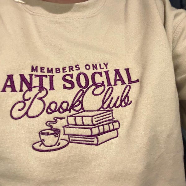 Anti Social Book Club Sweatshirt