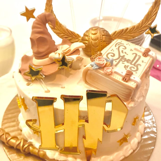 10 Decorazioni Per Torta Di Compleanno In Acrilico A Specchio – Topper Oro Fai Da Te Per Torte, Cupcake E Festa - 4