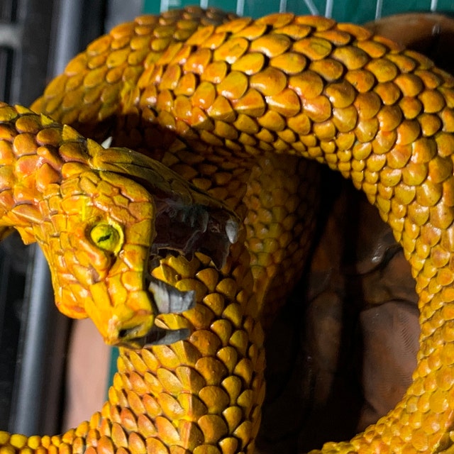 GIANT COBRA Snake 3D Print Mini Resin Dungeons and -  Hong Kong