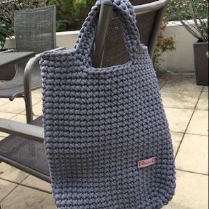 Crochet Rope Bag, Handmade Rope Bag, Tote Bag, Woven Handbag, Casual ...