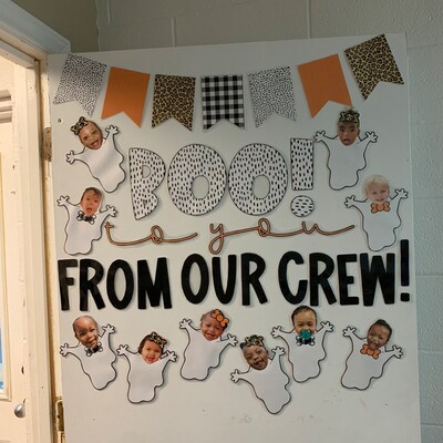 Halloween Bulletin Board Kit & Ghost Student Activity Includes Bulletin ...