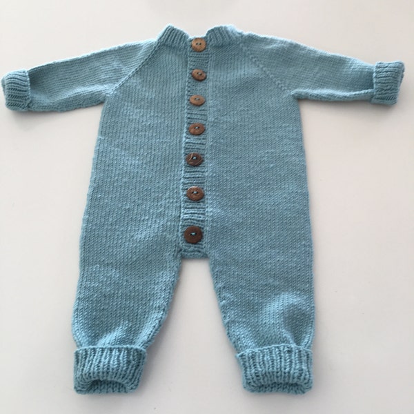 Maple Baby Overalls Knitting Pattern | Baby Romper Pattern | PDF ...