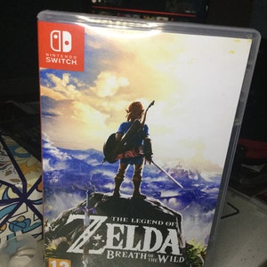 Custom Nintendo Switch Art Cover The Legend Of Zelda Breath Etsy
