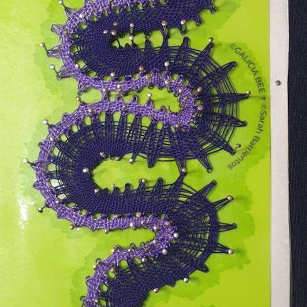 Bobbin Lace DRAGON Pattern, Pdf Lace Patterns to Print at Home, Diy ...