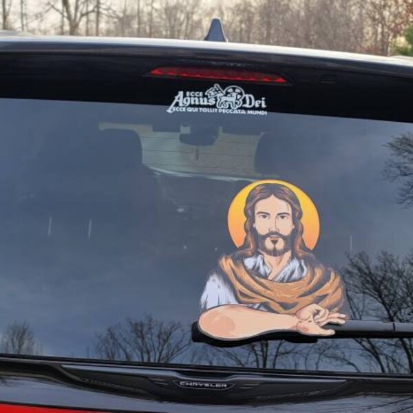 Sacred Heart Decal Sticker - Laptop Car Sticker Decal - Catholic ...