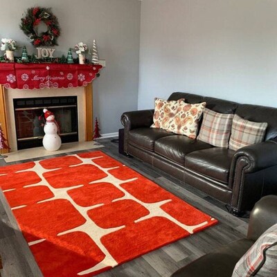 Uno Reverse Card Flame Handmade Thick Tufted Rugs , Uno Reverse Rugs ...