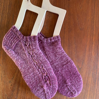 Pair x2 Socks Blockers Wooden Socks Blockers Knitting Gift Idea ...